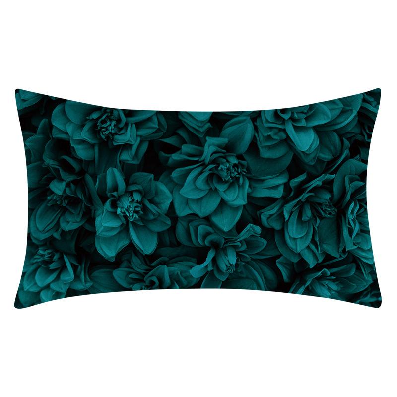 

Nordic teal home decor 30*50 ebrace pillowcase geometric leaf pillowcase сучасний диван вітальня автомобіль крісло наволочка 30X50cm