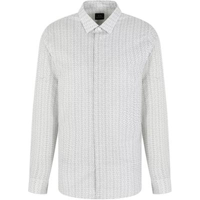 SS25 Striped Slim Fit Single Breasted Long Sleeve Shirt Men Shirts Light-White XM000625-AF13184-F0028