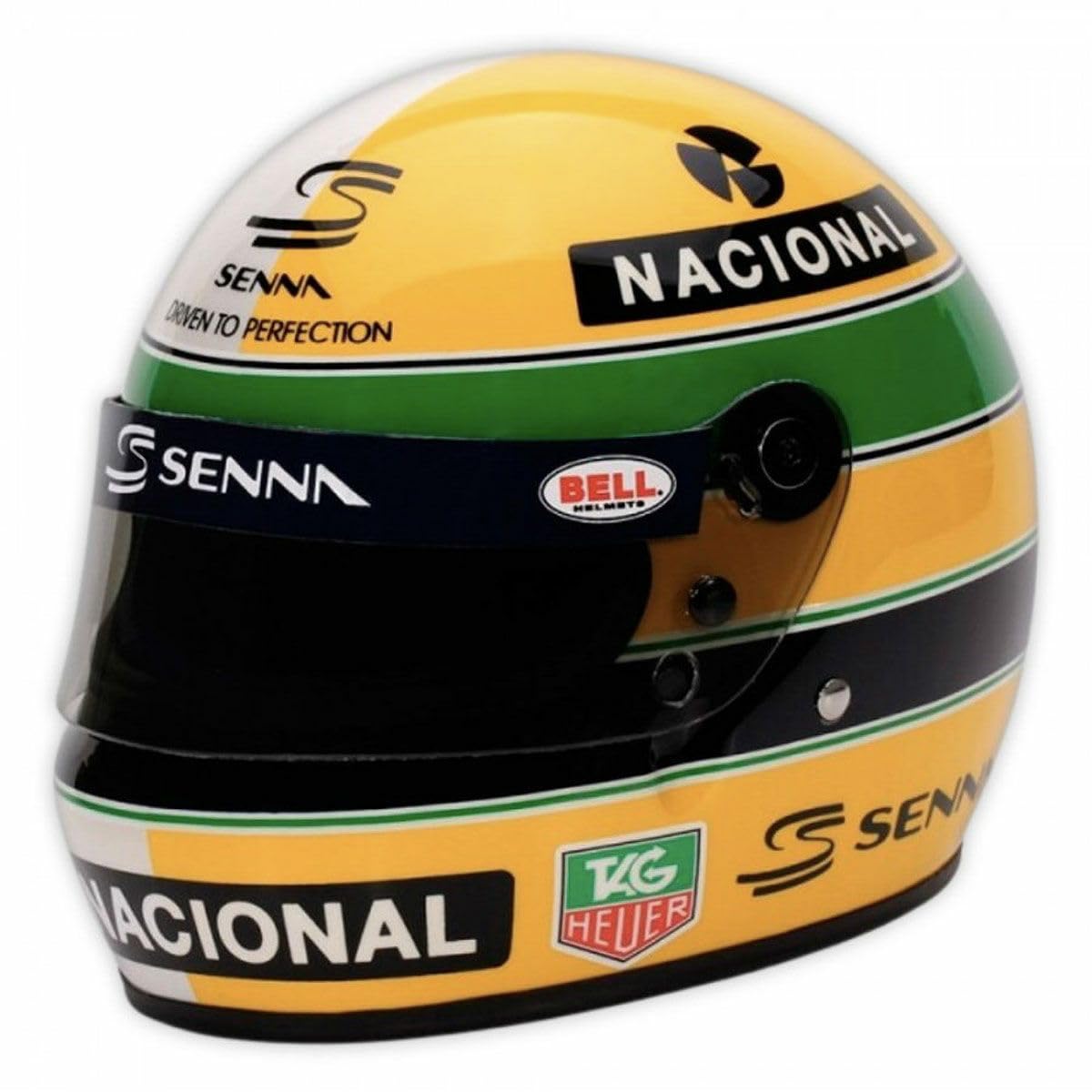 

Шолом Scale Ayrton Senna 30 Years Legacy для мотоциклів, туристичних поїздок, водіїв, мопедів, захисту, безпечного полегшення та захисту [AyrtonSenna] 1/2