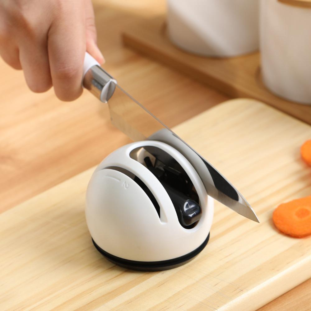 Multi-function Scissor Sharpener with Suction Cup Knives Whetstone Knife Sharpening Tool  Outdoor