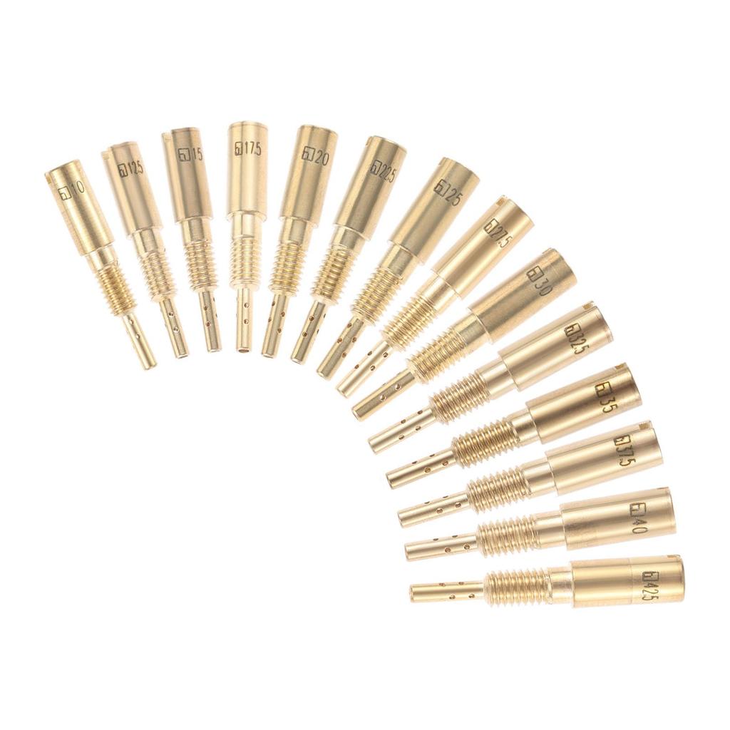 SURIEEN Pilot Jets Pilot Jet Set for Motorcycle Compatible with #10, #12.5, #15, #17.5, #20, #22.5, #25, #27.5, #30, #32.5, #35, #37.5, #40, #42.5