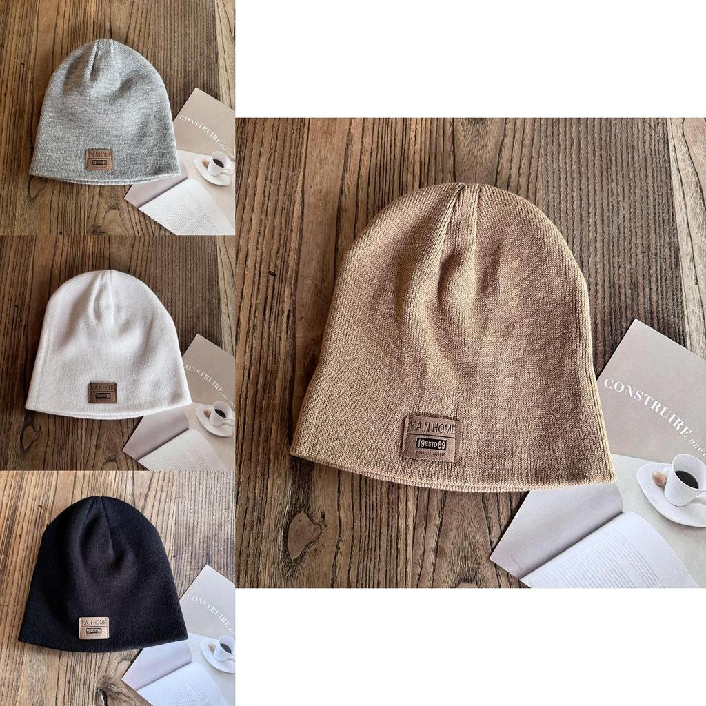 Korean Style Knitted Beanie Hat With Breathable Acrylic For Winter Teens And Adults