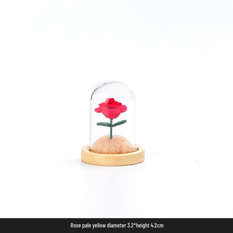 Prince Cute Handmade Fox Mengli Doll Resin Ornament - Birthday Cake or Desktop Decoration