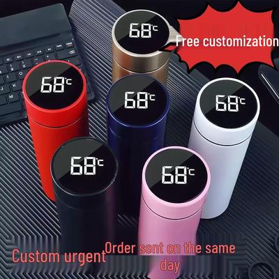 Men's Smart Display Insulated Stainless Steel Tea Infuser Cup