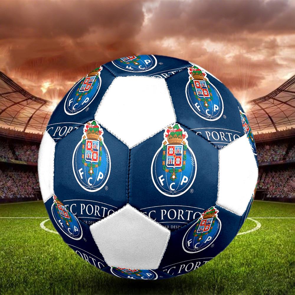 1PC FCP Logo Size 5 Soccer Ball PrahaIndoor Soccer Ball Colorful All Ages Machine Stitched PVC Competition Ready Durable High-Bounce