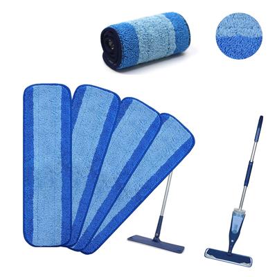 Microfiber Mop Head Accessories Flat Mop Cloth Dry And Wet -purpose Button-type Cloth Cover