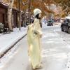 Padded Clothes Season Long Knee Down Cotton Clothes Women's Loose Coat