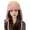 New Autumn and Winter Knitted Hat Outdoor Cold Proof and Warm Woolen Hat Korean Style Lamb Wool Versatile Small Ear Protection Hat with A Face
