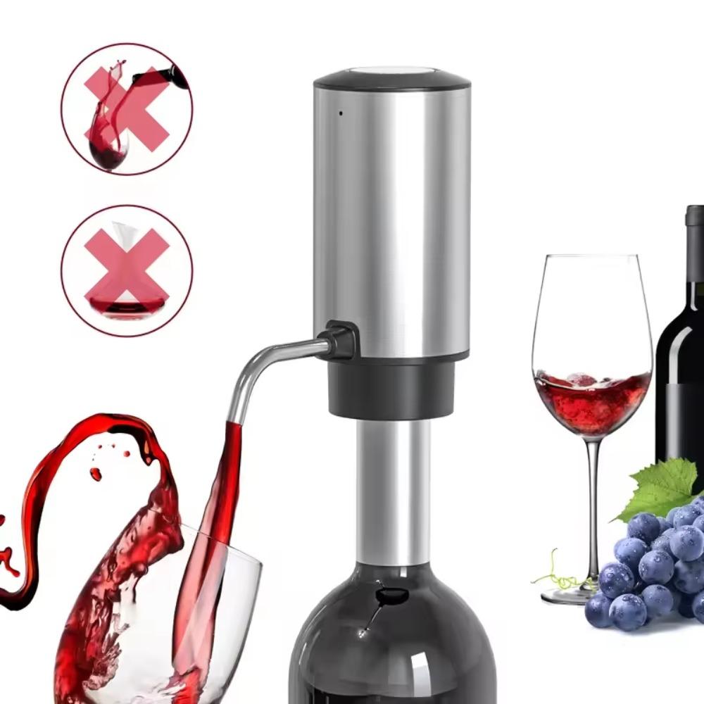 Automatic Electric Wine Opener Set Stainless Steel Wine Dispenser Wine Aerator  Wine Lover