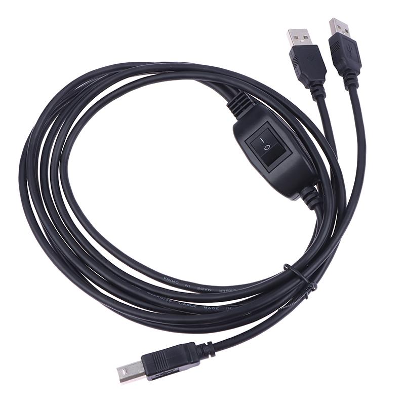 2 In 1 USB A To B Male To Male Printer Cable For    Printer Splitter For Two Computers·