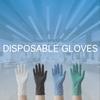 Star Universe Deep Blue E450 Thickened Acid & Alkali Resistant Nitrile Gloves for Catering & Food Processing.
