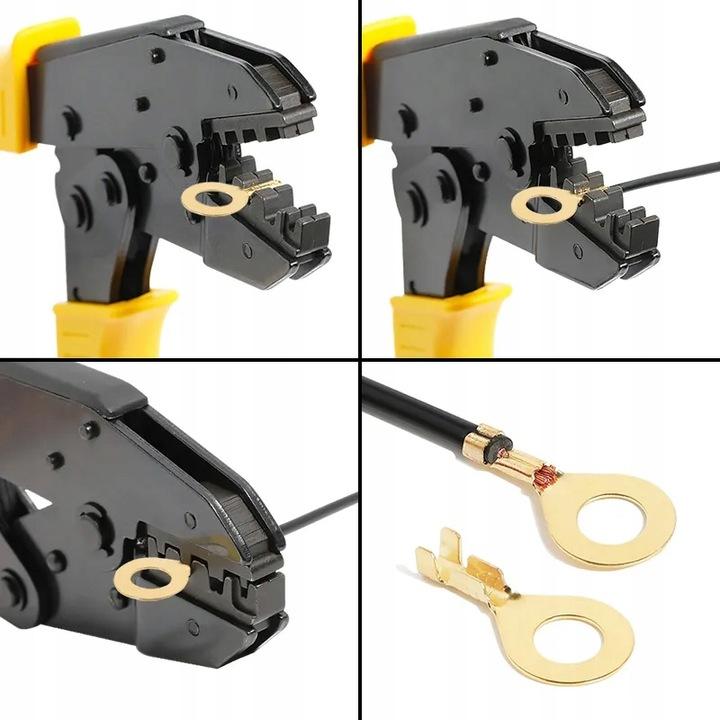 Rosfix Zestaw Konektorów Oczkowych M6-M10 – 300 Sztuk w Etui | Mosiężne Złącza | Wysoka Przewodność Elektryczna