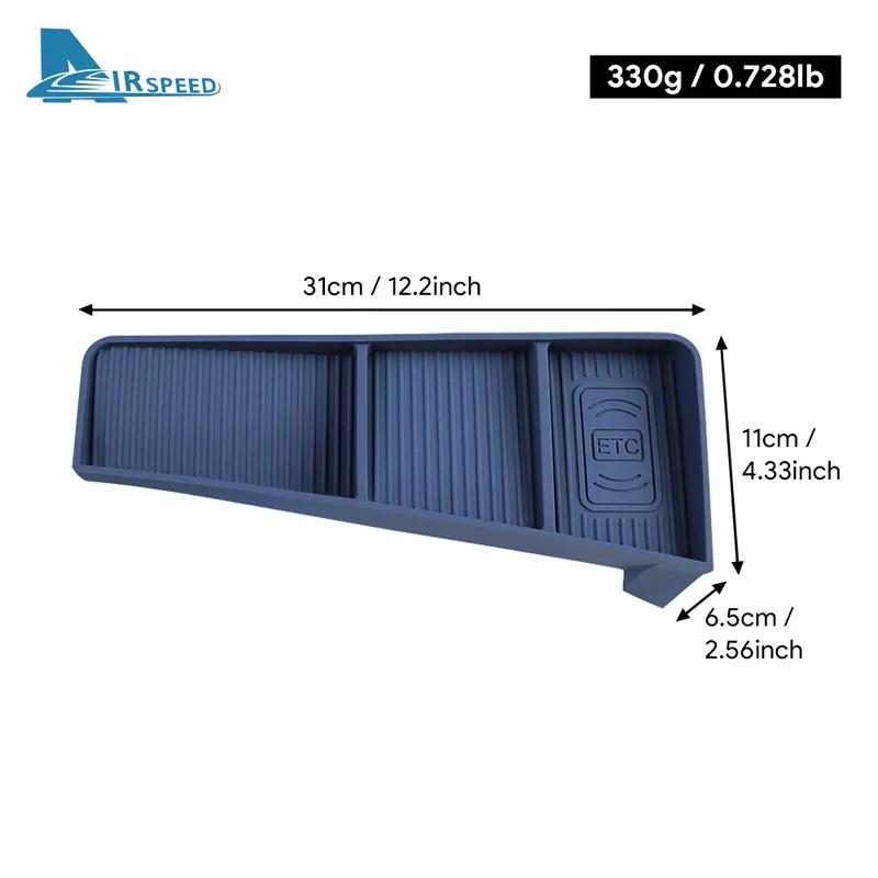 Pro BMW řady 5 G60 2024 2025 Autopříslušenství Středová konzole Navigační obrazovka Zadní úložný box Podnos na mobilní telefon Interiér Silikonová nálepka