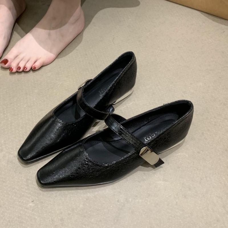 Fashion Elegant Women Flats Shoes Luxury New Shoes Fashion Sandals Designer 2025 Summer Party Shallow Shoes Brand Woman Zapatillas Mujer
