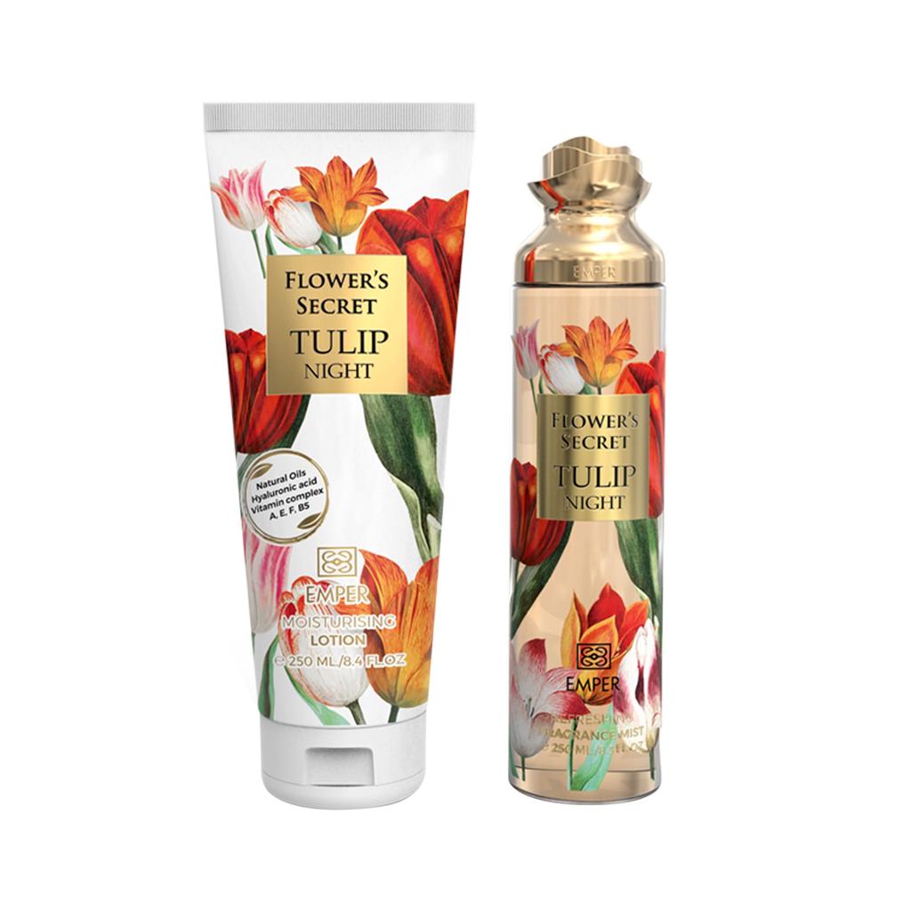 Set Flower'S Secret Fragrance 250 Ml Body Mist + 250 Ml Body Lotion