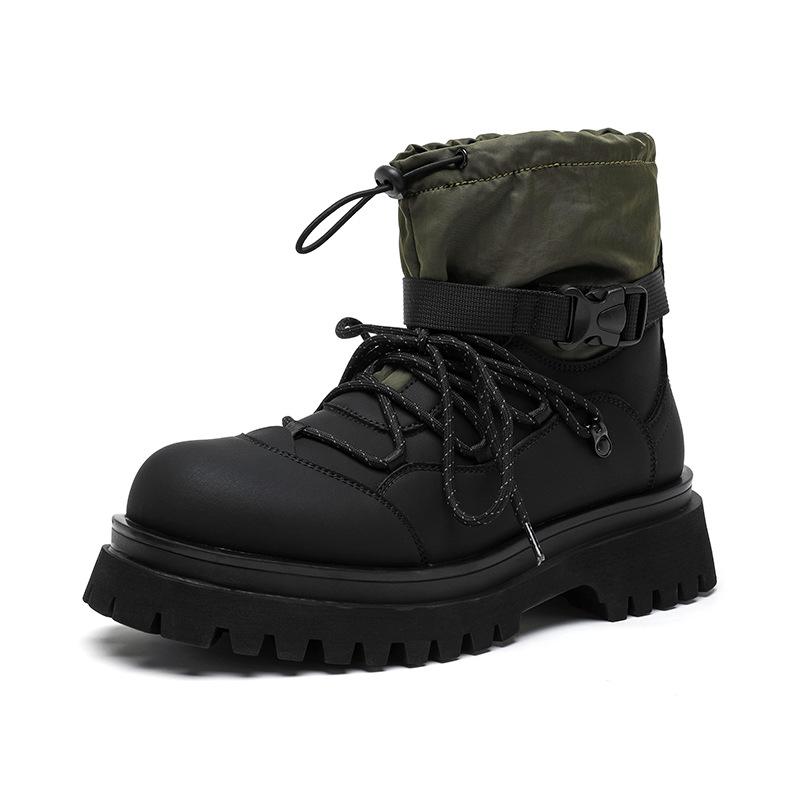 

Ботинки для альпинизма на открытом воздухе Ботинки Martin на толстой подошве Мужские высокие ботинки Ботинки для сноуборда со средним голенищем 70011-R 44 зелёный