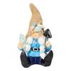 Coastal Gnome Figurine, Beach Shell Conch Gnome Ornament, Resin Ocean Gnome Statue for Summer Beach House Home Decoration