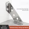 Multifunctional Stainless Steel Thickened Corner Bracket Furniture Cabinet Reinforcement Part Triangle Support Fixer With Screws
