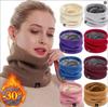 Cachecol de Tricô Quente de Inverno Para Mulheres Homens Máscara Completa de Pelúcia ao Ar Livre Cachecóis de Caxemira Cor Sólida Acessórios de Vestuário Espessos