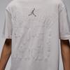 Jordan SS24 Solid Color Printed Number Straight Cut Casual Soft Crew Neck Short Sleeve T-Shirt Men Tops Phantom-Gray White HJ6542030