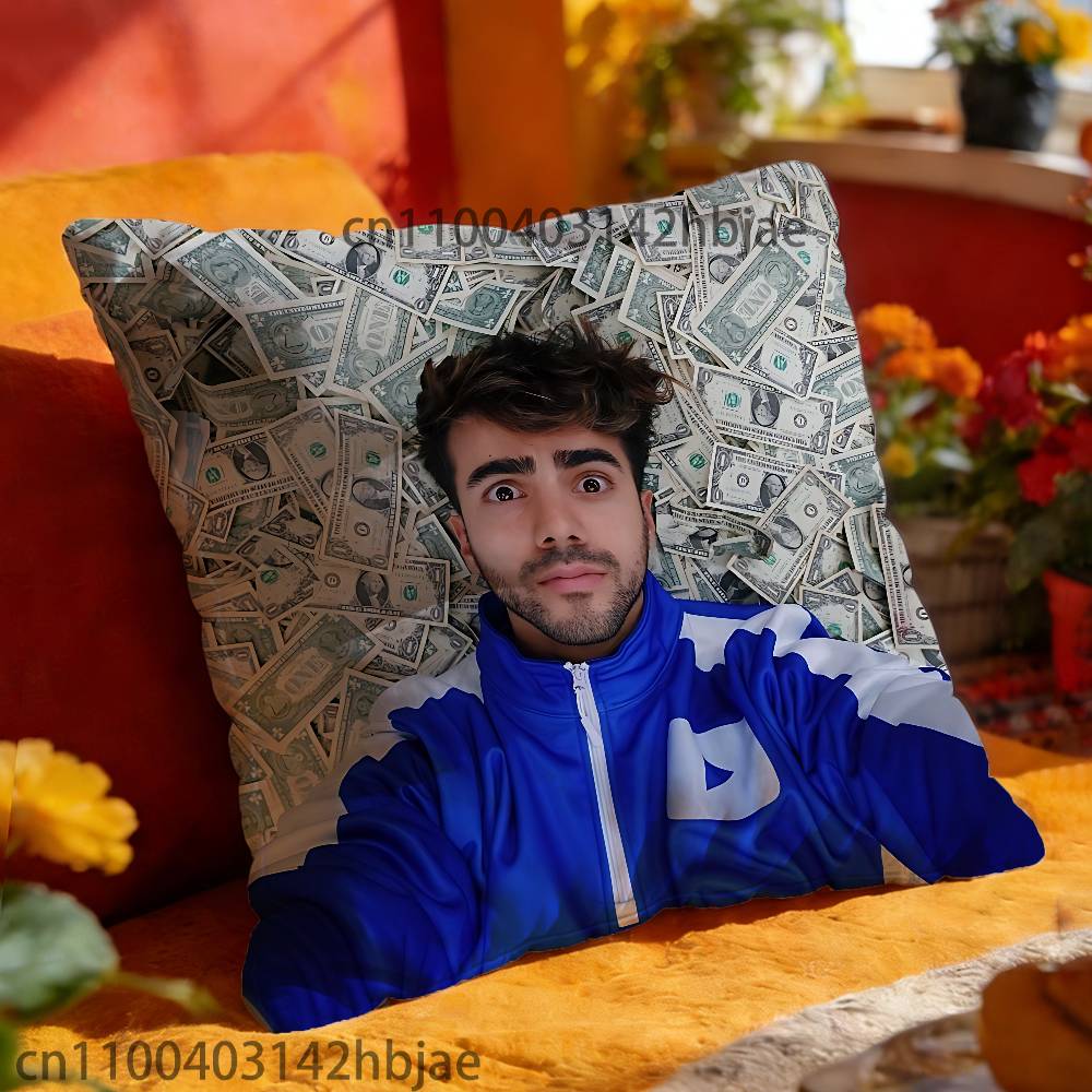 F-Fede V-Vigevani Pillow Case Print Polyester Fiber 40X40 Cm Home Sofa Throw Cushion Cover Decoration