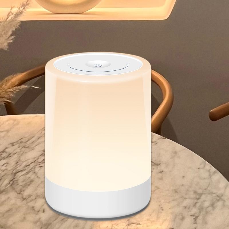 Rechargeable LED Bedside Lamp with Adjustable Brightness LED Touch Lamp Modern Desk Lamp Suitable for Indoor Room Use