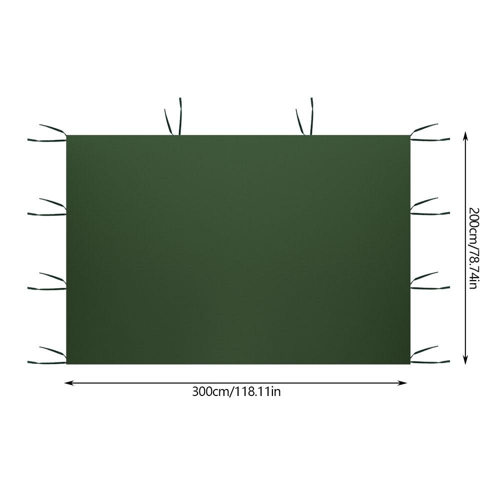 Gartenschatten-Oberteil Oxford-Gewebe Outdoor Tragbar Ohne Gestell-Oberteil Schatten 3*2m Zelt Unterstand Wasserdichter Unterstand Seitenzelte