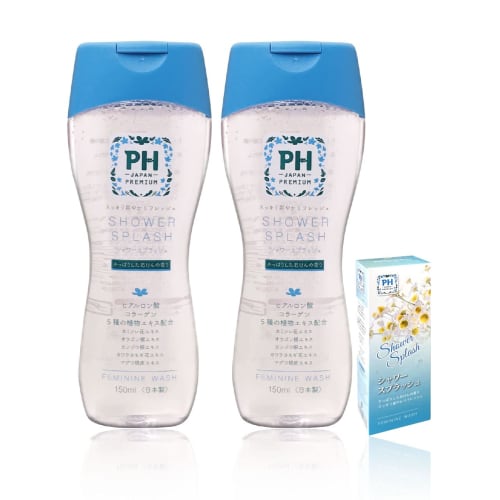 PH-JAPAN-PREMIUM Feminine Wash Soap for Delicate Areas (150ml (x 2), Shower Splash)