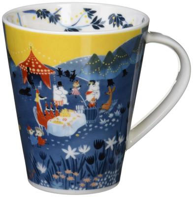 Yamaka Shoten MOOMIN Luonto Mug, 500ml, Large Capacity, Perfect for Parties, Moomin Coffee Cups, Nordic Style Tableware, Stylish and Cute, Perfect