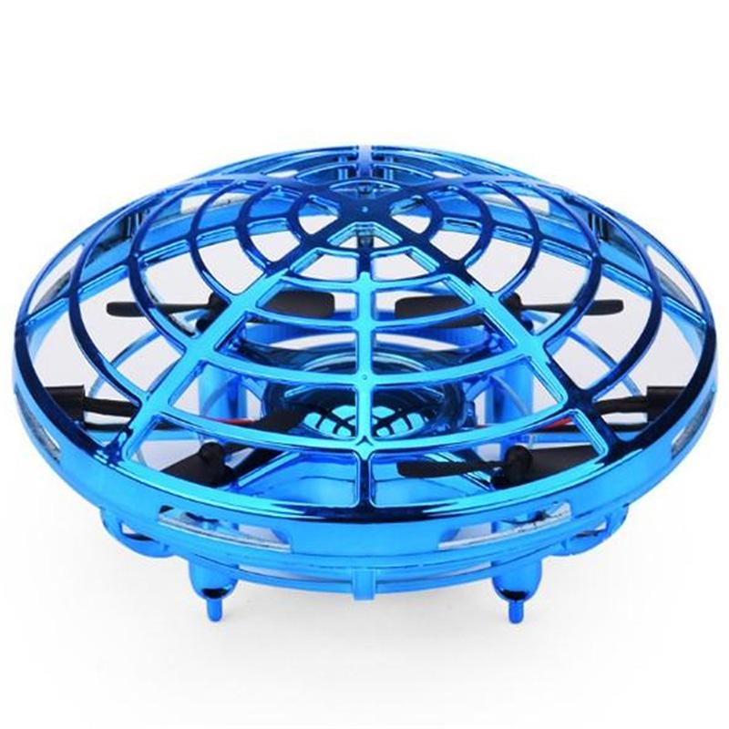 Rc Quadcopter Flying Helicopter Magic Hand UFO Ball Aircraft Sensing Mini Induction Drone Kids ToyAlloy Car Models Collection