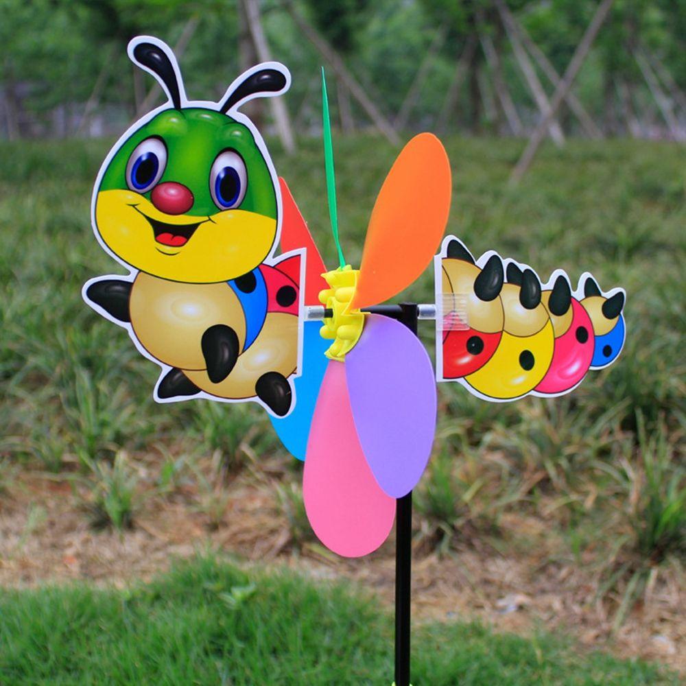 

Durable Butterfly Animal Stereoscopic Dog Pinwheel Kids Toys Windmill Home Garden Yard 3