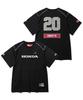 PHYPS MOTORCYCLE Motorcycle Piping Mesh Short Sleeve Black