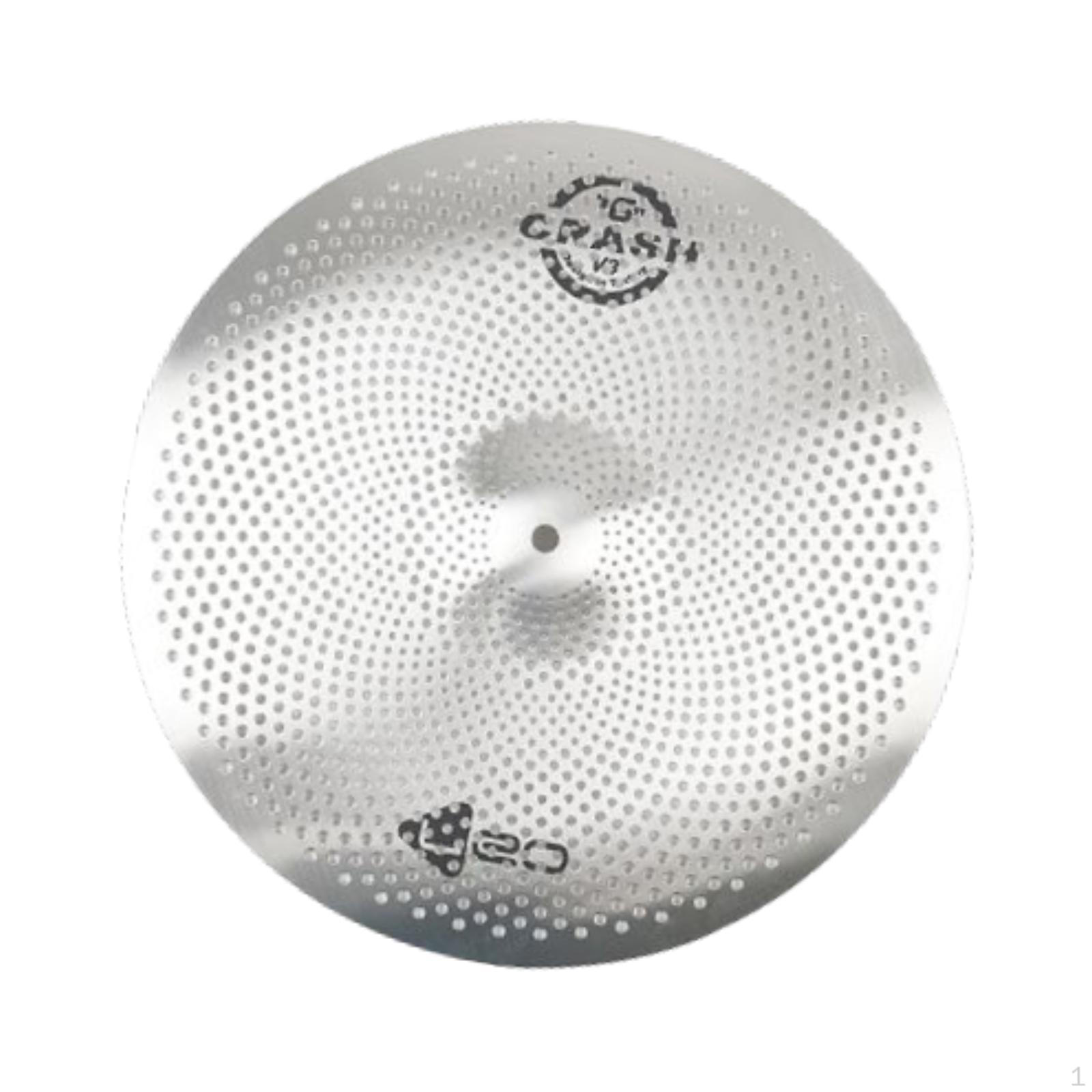 

Тарелка с низкой громкостью, тихая тарелка, практика барабанщика, тарелка, беззвучный режим для начинающих 16inch