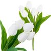 Bouquet of Tulips Artificial Flowers White Foam Tulips Like Real