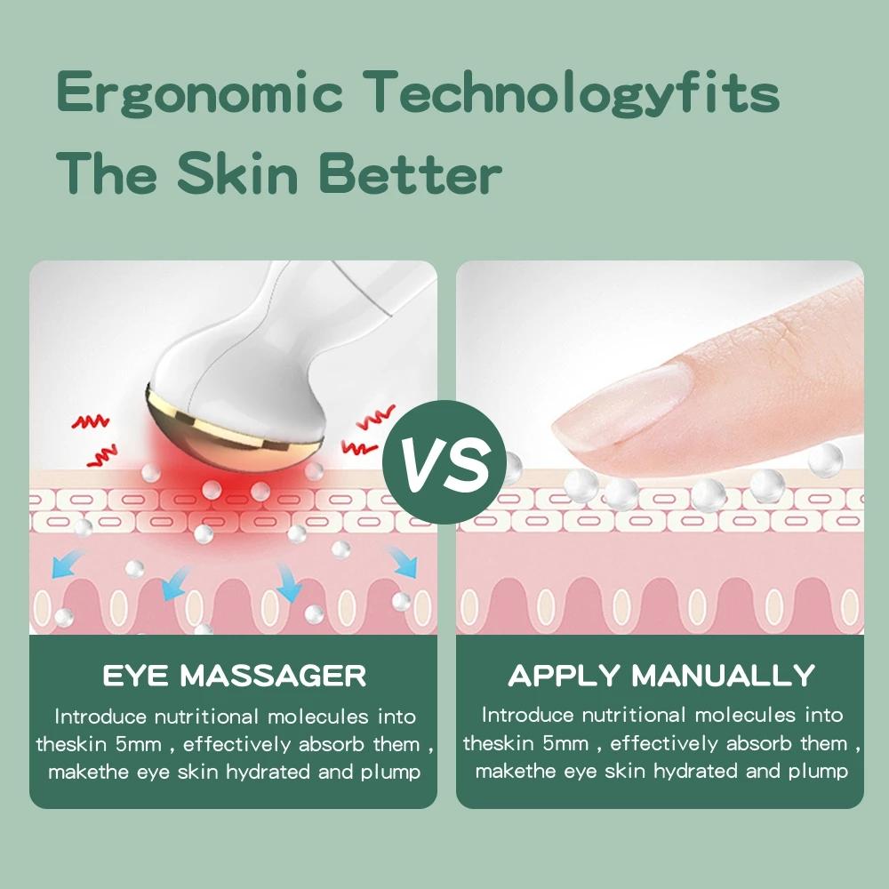 Electric Vibration Eye Massager Anti-Ageing Wrinkle Dark Circle Removal Rejuvenation Mini Eye Beauty Device Sleeping Mask Pen