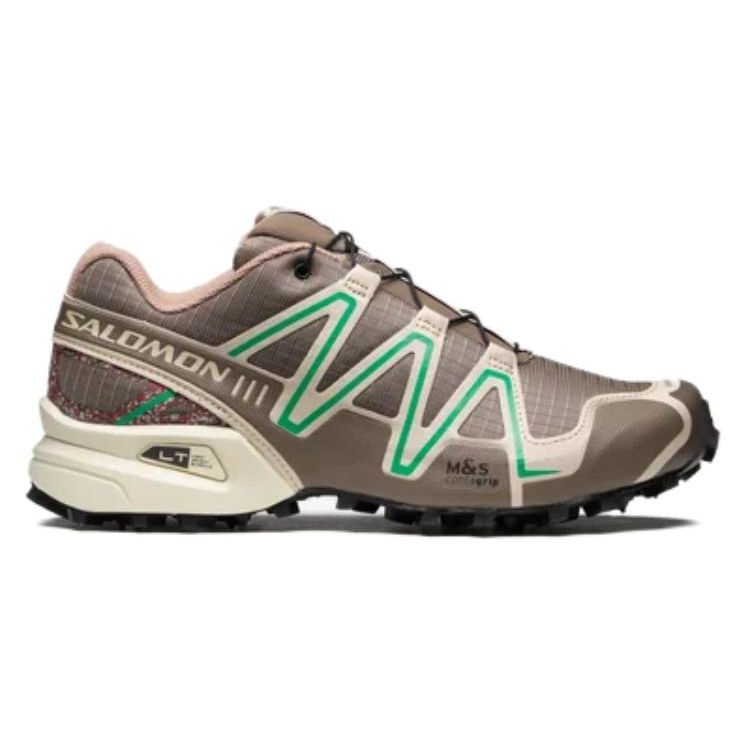 SALOMON Speedcross 3 Cushioning Low Top Outdoor Functional Shoes Unisex Shoes Brown L47311900