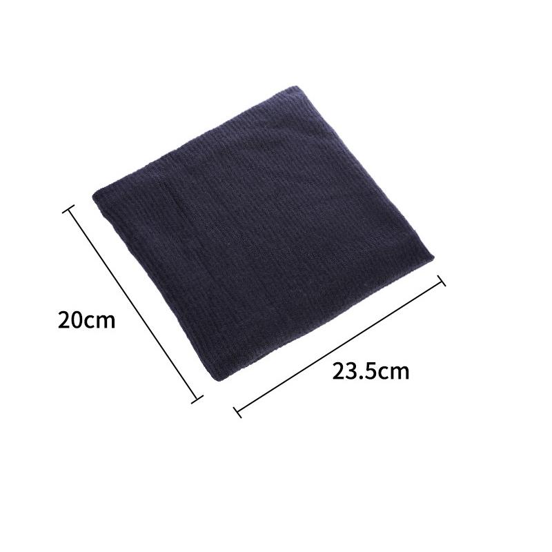 Winter Warm Knitted Neck Scarf for Women Men Plush Full Mask Outdoor Cashmere Solid Color Neck Scarves Thick Apparel Accessories
