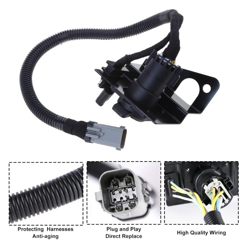 4- und 7-poliger Stecker für F350 Super Duty 2002-2004 Anhänger-Zugkabelbaumstecker Ersetzt 2C3Z-13A576-DA 2C3Z13A576DA