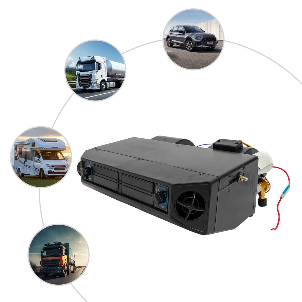 Universal Under Dash AC Evaporator Kit, 3-Speed Direct-Fit 12v Air Conditioner for Car, 880CFM Airflow Car Electric AC Kit