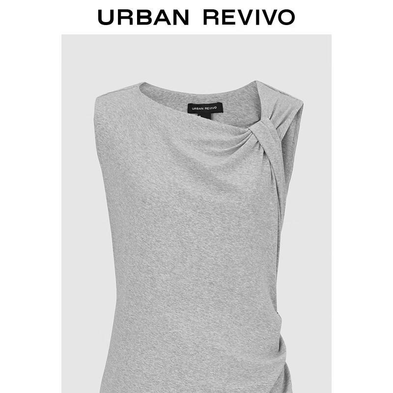 UR Women's Pleated Slim Sleeveless Dress