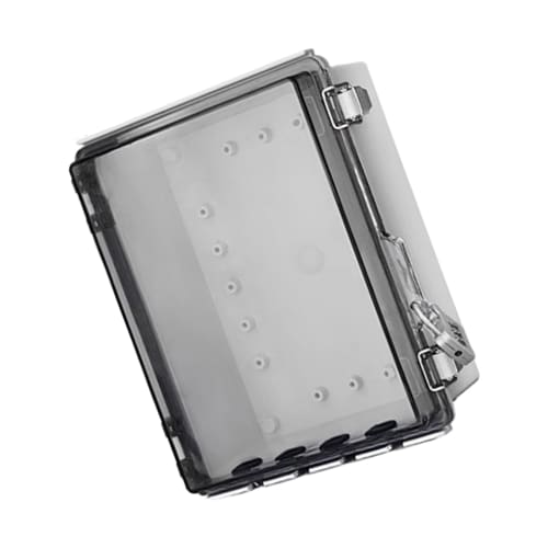 Waterproof Electrical Box, Project Case with Transparent Cover, Dustproof Locking Case for Electronics Home Project Power Distribution Protection