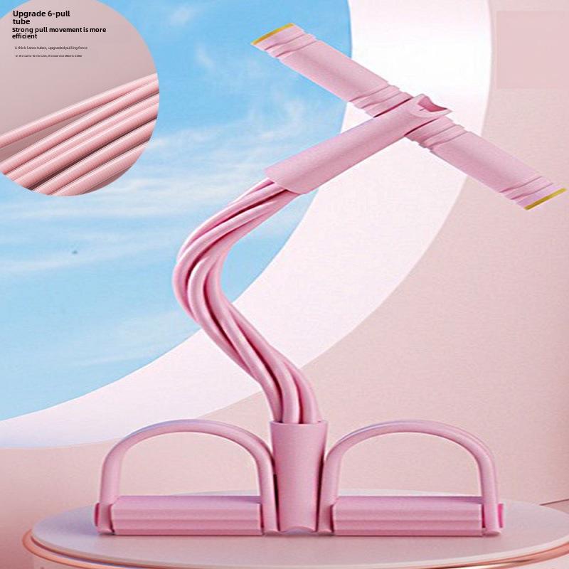 Elastisches Yoga-Seil mit vier Rohren für Ganzkörper-Stretching und Sit-Ups