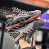 Men's Cross-Border Chinese Style Shock-Absorbing Running Shoes - Spring, Summer, and Autumn Breathable Blade Design, Large Sizes Available.