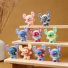 Stitch Flocked Blind Box Cute Mini Doll Decoration Resin Craft High-End Niche Desktop Decoration Holiday Gift