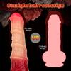 Horses Oversized Super Long Thick Whip Stallion Simulation Animal Phallus Horse Cock Gradient Color Male and Female Backyard Anal Plug