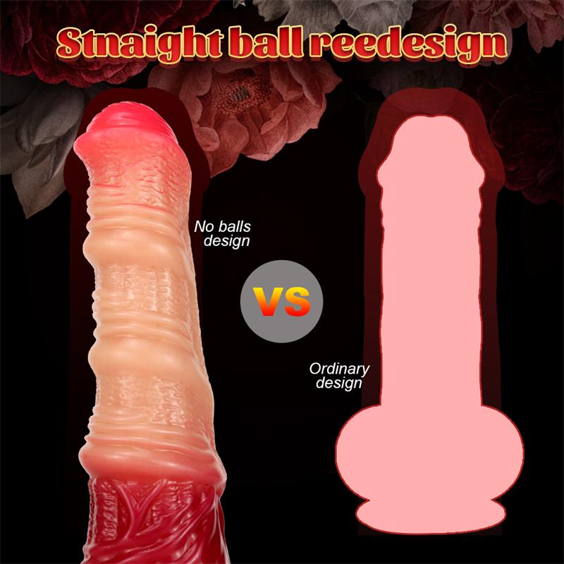 Horses Oversized Super Long Thick Whip Stallion Simulation Animal Phallus Horse Cock Gradient Color Male and Female Backyard Anal Plug