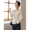 Mokana Women's Elegant Long Sleeve Knit Top