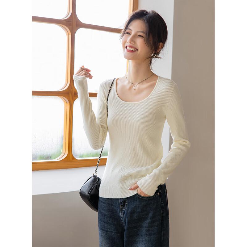 Mokana Women's Elegant Long Sleeve Knit Top