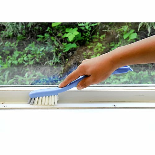 Azuma TK Shoe Brush Original 2-Color Set, 22cm Long, Pink and Blue, Angled Bristles for Deep Cleaning