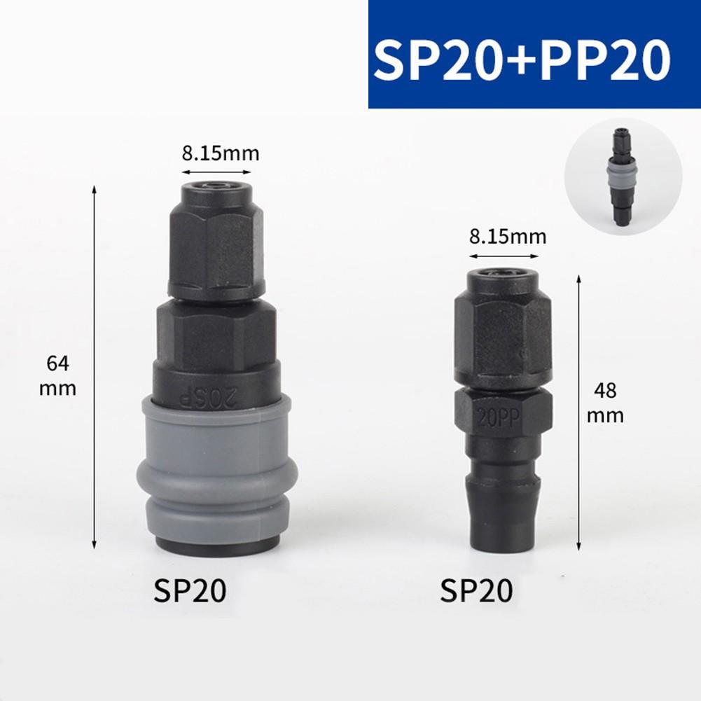Energy Saving Pneumatic Connectors with Self Sealing Functionality